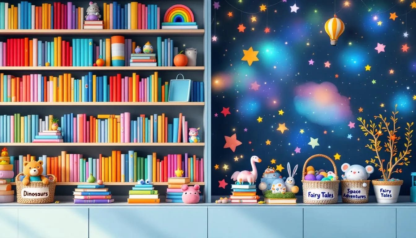 From Picture-Perfect to Playful Chaos: Organizing Kids' Books