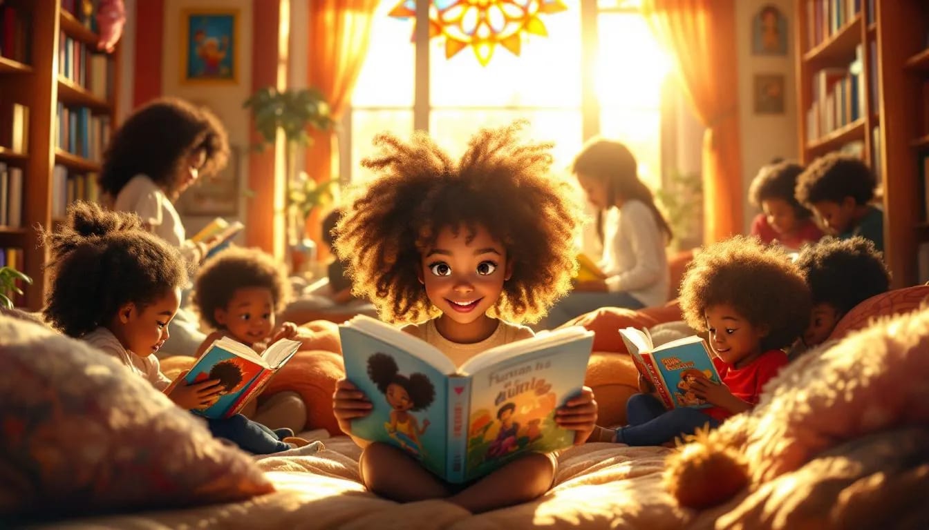 Celebrating Curls: Kids' Books & Cartoons Embracing Natural Hair