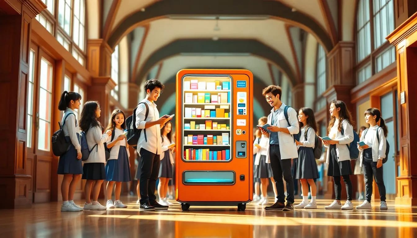 How Book Vending Machines Revitalize School Libraries
