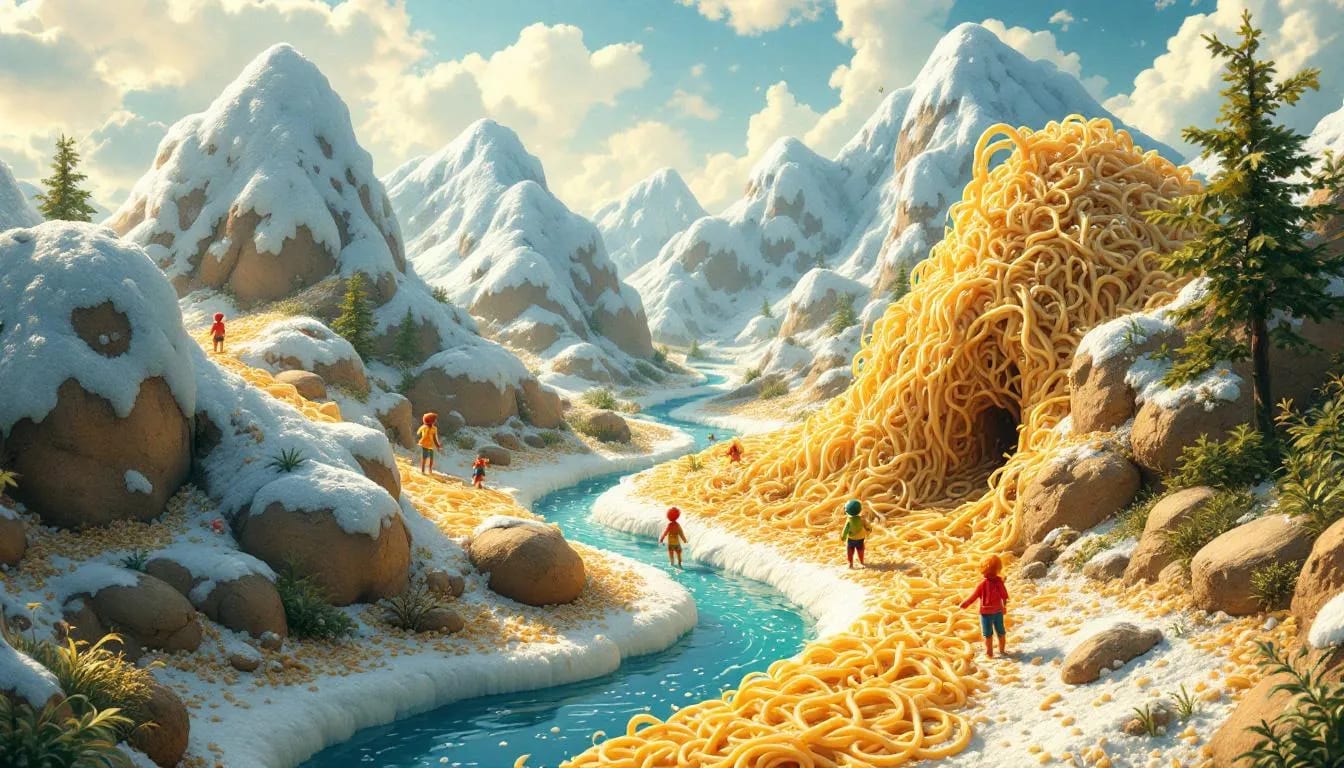 What Does 'Riz, Patates et Nouilles' Mean in Kids' Books?