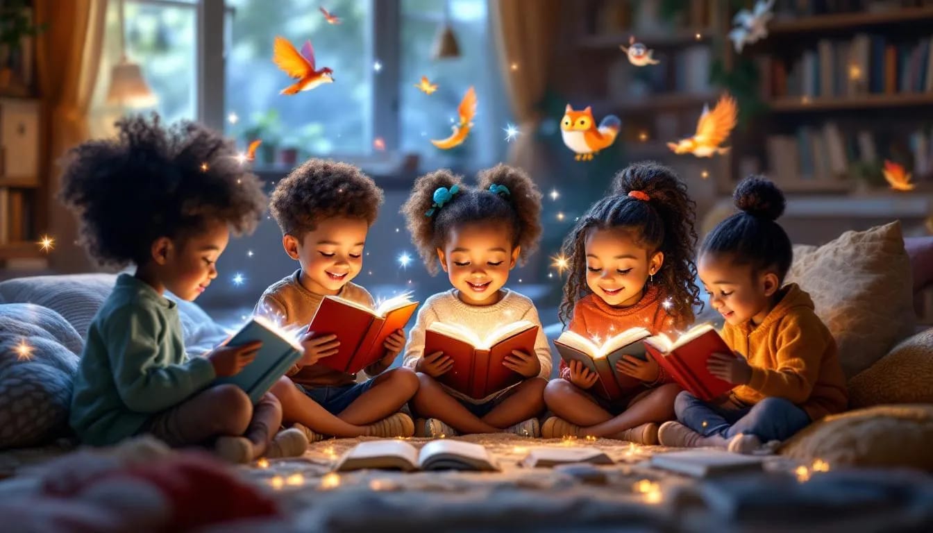 A selection of modern middle grade and young adult books for kids