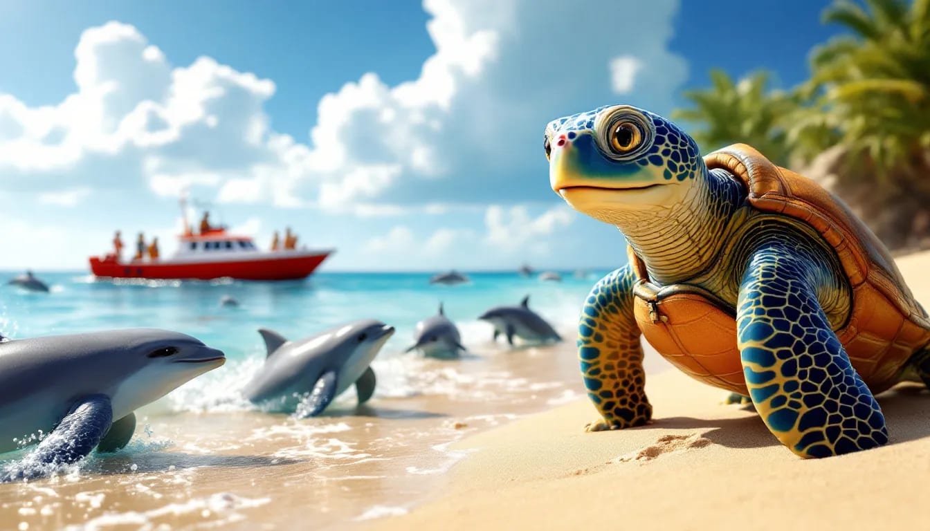 Crafting Children's Books with Marine Safety Illustrations